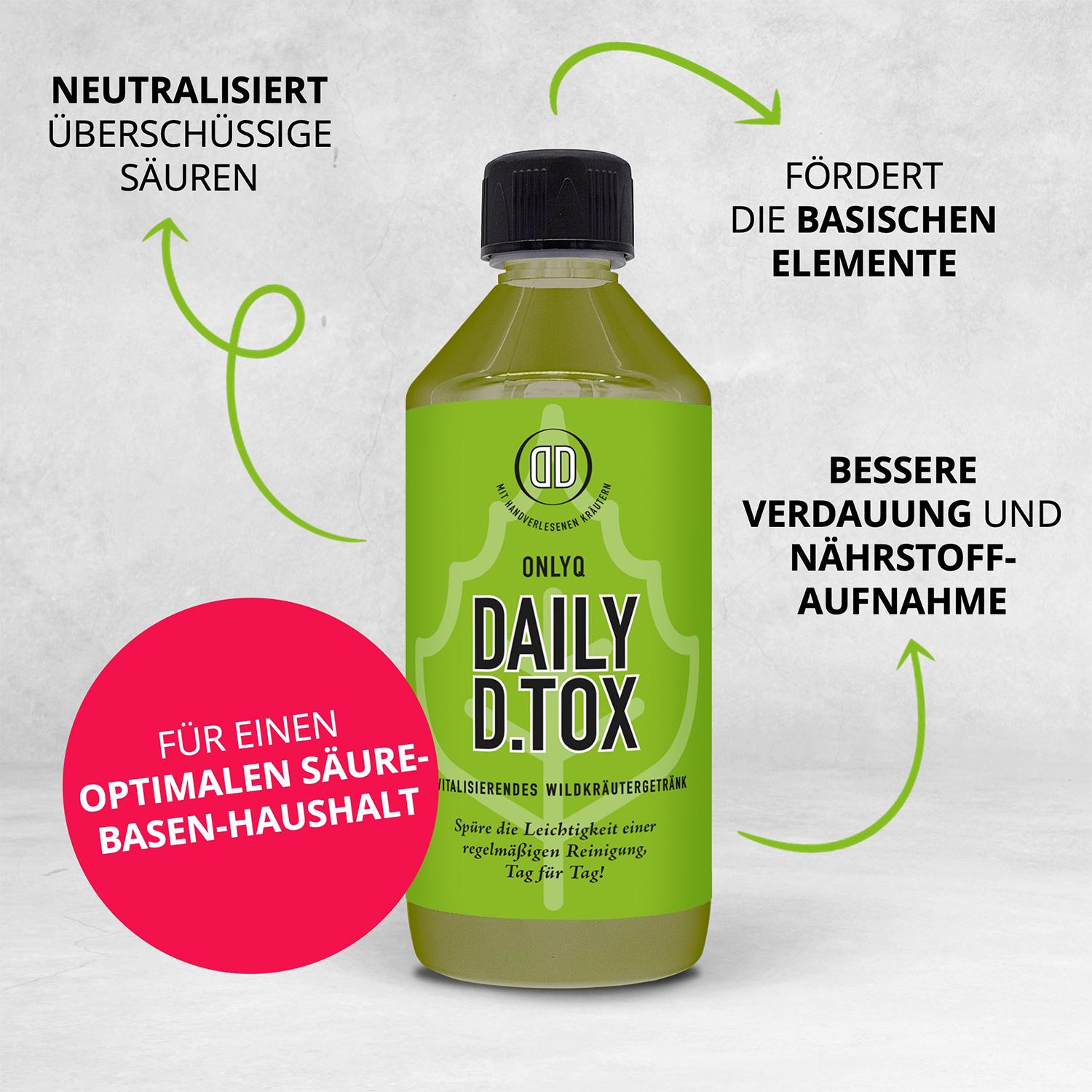 onlyQ Daily D.Tox, 500ml – Bild 2