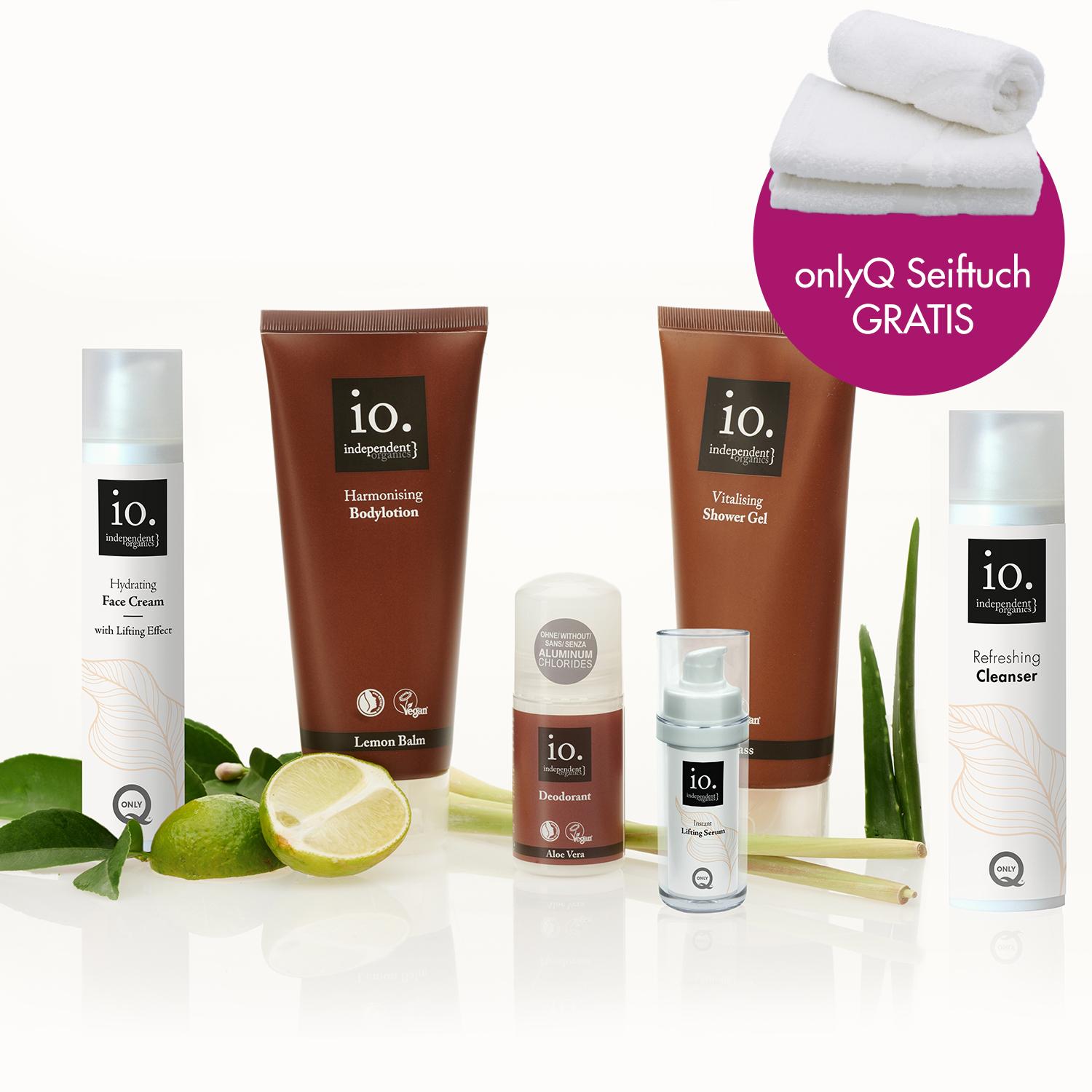io. Care Set + onlyQ Frottee Seiftuch gratis – Bild 2